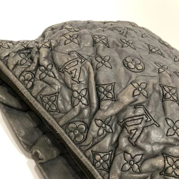 Louis Vuitton Grey Anthracite Monogram Olympe Nimbus PM Bag Limited Edition - Picture 3 of 11